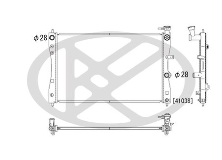 Radiator racire motor KOYORAD PL031940R