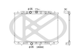 RADIATOR RACIRE MOTOR KOYORAD PL022174R - Compatibil cu NISSAN