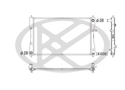 Radiator racire motor KOYORAD PL031941