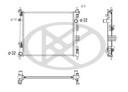 Radiator racire motor KOYORAD PL022899