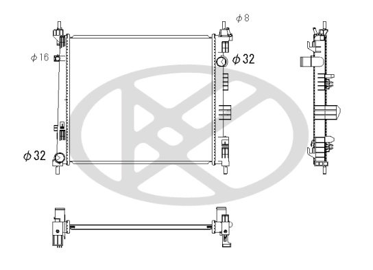 Radiator racire motor KOYORAD PL022899
