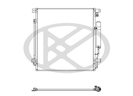 RADIATOR CLIMATIZARE KOYORAD CD031058 - Compatibil cu MITSUBISHI
