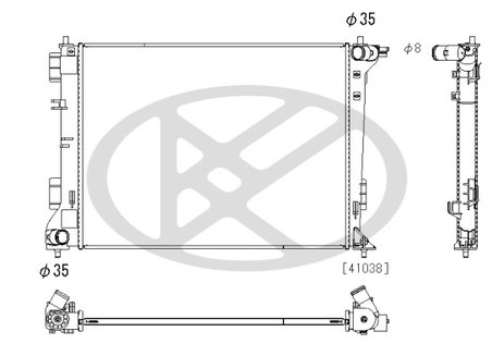 RADIATOR RACIRE MOTOR KOYORAD PL813680 - Compatibil cu HYUNDAI, KIA