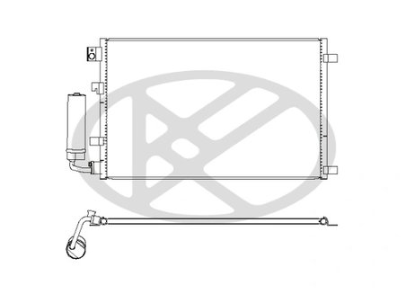 RADIATOR CLIMATIZARE KOYORAD CD020434 - Compatibil cu NISSAN