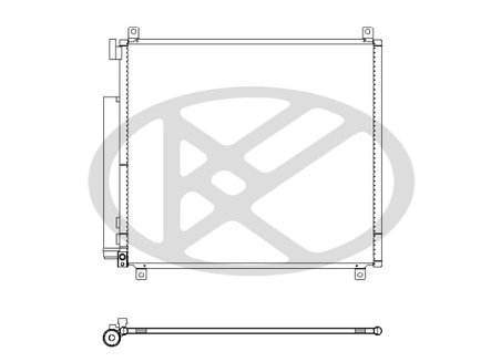 RADIATOR CLIMATIZARE KOYORAD CD101065 - Compatibil cu SUZUKI