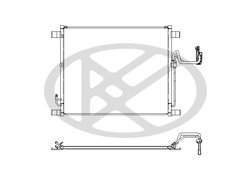 RADIATOR CLIMATIZARE KOYORAD CD020510 - Compatibil cu INFINITI