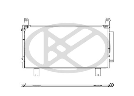 RADIATOR CLIMATIZARE KOYORAD CD081098 - Compatibil cu HONDA