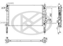 Radiator racire motor KOYORAD PL463549