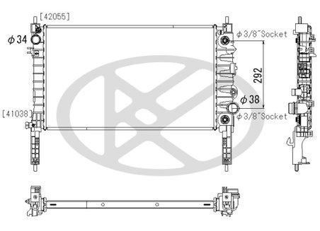 Radiator racire motor KOYORAD PL463549