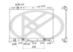 RADIATOR RACIRE MOTOR KOYORAD PL062046 - Compatibil cu MAZDA