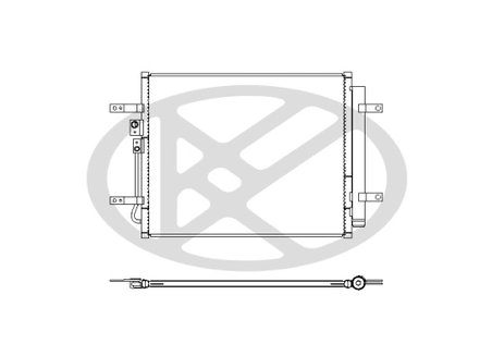 RADIATOR CLIMATIZARE KOYORAD CD811342 - Compatibil cu HYUNDAI
