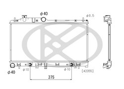 RADIATOR RACIRE MOTOR KOYORAD PL093315 - Compatibil cu SUBARU