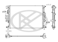 Radiator racire motor KOYORAD PL323422