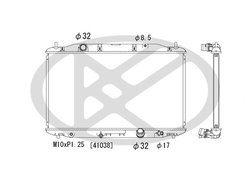 Radiator racire motor KOYORAD PL082056
