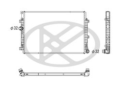 RADIATOR RACIRE MOTOR KOYORAD PL453891 - Piesa auto compatibila cu mai multe marci
