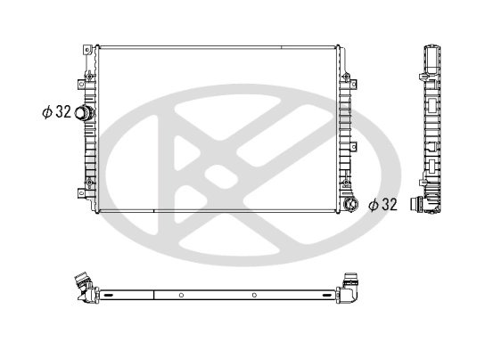 Radiator racire motor KOYORAD PL453891