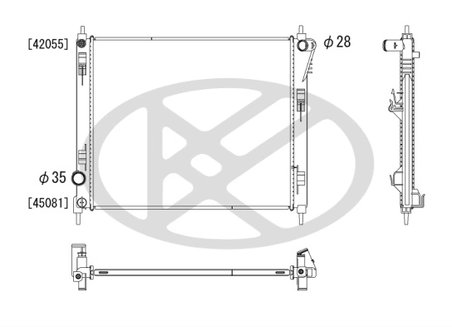Radiator racire motor KOYORAD PL023643