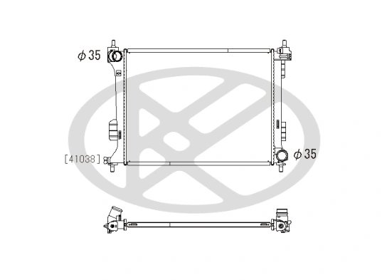RADIATOR RACIRE MOTOR KOYORAD PL812575 - Compatibil cu HYUNDAI