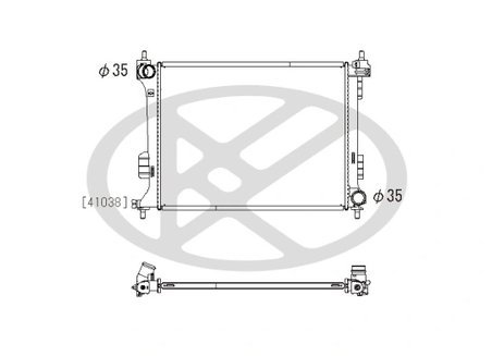 RADIATOR RACIRE MOTOR KOYORAD PL812575 - Compatibil cu HYUNDAI
