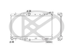 RADIATOR RACIRE MOTOR KOYORAD PL090866 - Compatibil cu SUBARU