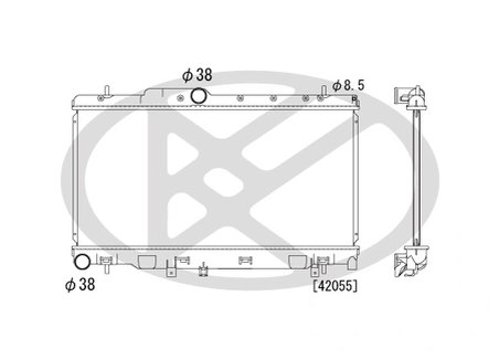 Radiator racire motor KOYORAD PL090866