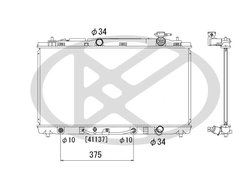Radiator racire motor KOYORAD PL012121R