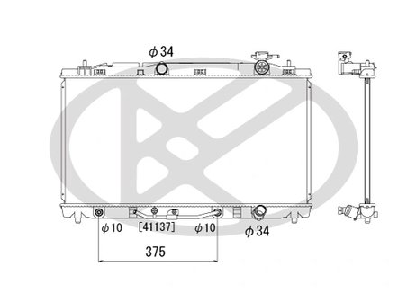 Radiator racire motor KOYORAD PL012121R