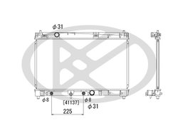 RADIATOR RACIRE MOTOR KOYORAD PL012213 - Compatibil cu TOYOTA