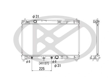 Radiator racire motor KOYORAD PL012213