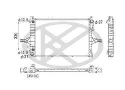 Radiator racire motor KOYORAD PL572897