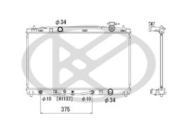 RADIATOR RACIRE MOTOR KOYORAD PL011981R - Compatibil cu TOYOTA
