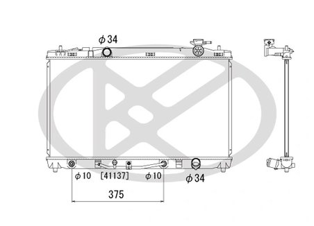 RADIATOR RACIRE MOTOR KOYORAD PL011981R - Compatibil cu TOYOTA
