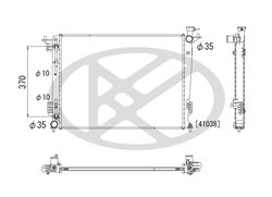 Radiator racire motor KOYORAD PL812502