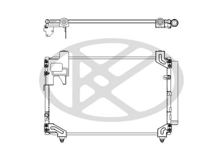 RADIATOR CLIMATIZARE KOYORAD CD010441M - Compatibil cu TOYOTA