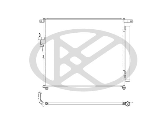 RADIATOR CLIMATIZARE KOYORAD CD320678 - Compatibil cu FORD, MAZDA