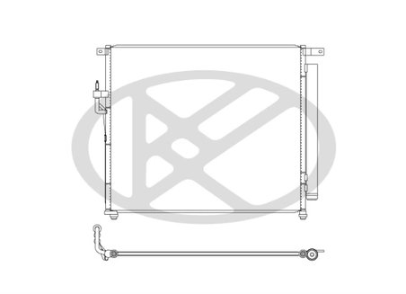 RADIATOR CLIMATIZARE KOYORAD CD320678 - Compatibil cu FORD, MAZDA