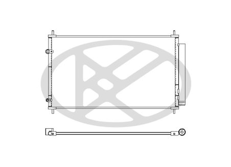 RADIATOR CLIMATIZARE KOYORAD CD011188 - Compatibil cu TOYOTA