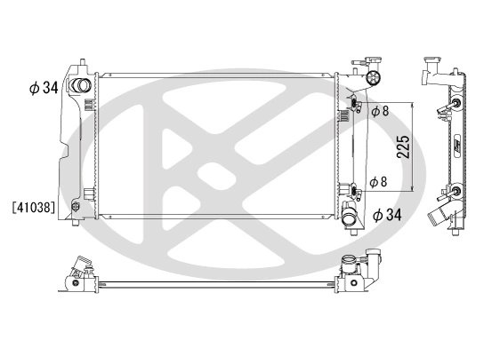 Radiator racire motor KOYORAD PL011605