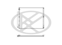 RADIATOR CLIMATIZARE KOYORAD CD010350M - Compatibil cu TOYOTA