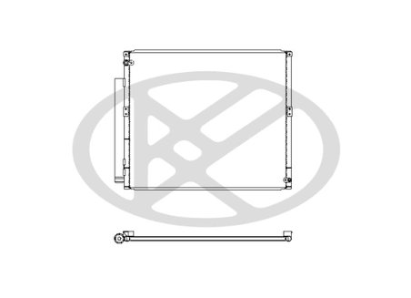 RADIATOR CLIMATIZARE KOYORAD CD010350M - Compatibil cu TOYOTA