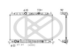 Radiator racire motor KOYORAD PL822455