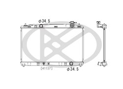 RADIATOR RACIRE MOTOR KOYORAD PL012524R - Compatibil cu TOYOTA