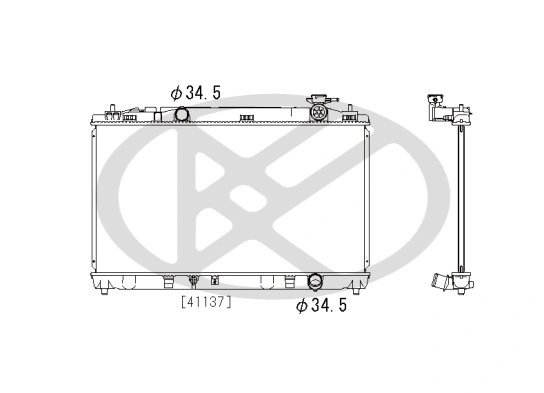 Radiator racire motor KOYORAD PL012524R