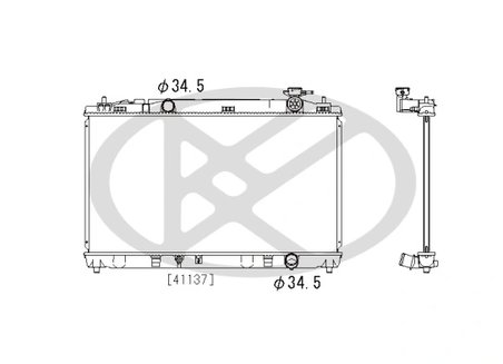 Radiator racire motor KOYORAD PL012524R