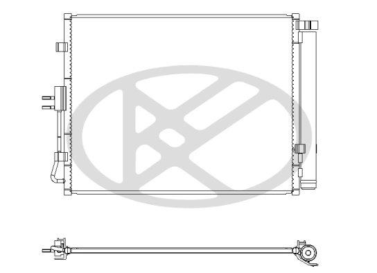 RADIATOR CLIMATIZARE KOYORAD CD821003 - Compatibil cu KIA