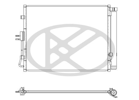 RADIATOR CLIMATIZARE KOYORAD CD821003 - Compatibil cu KIA