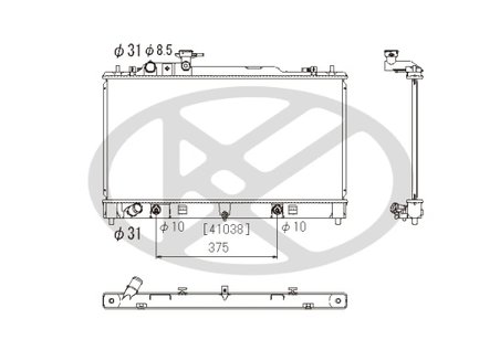 Radiator racire motor KOYORAD PL062695