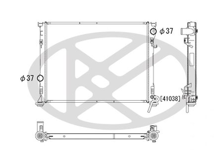 Radiator racire motor KOYORAD PL331812