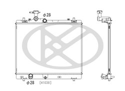 Radiator racire motor KOYORAD PL103293