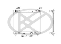 RADIATOR RACIRE MOTOR KOYORAD PL012005 - Compatibil cu TOYOTA